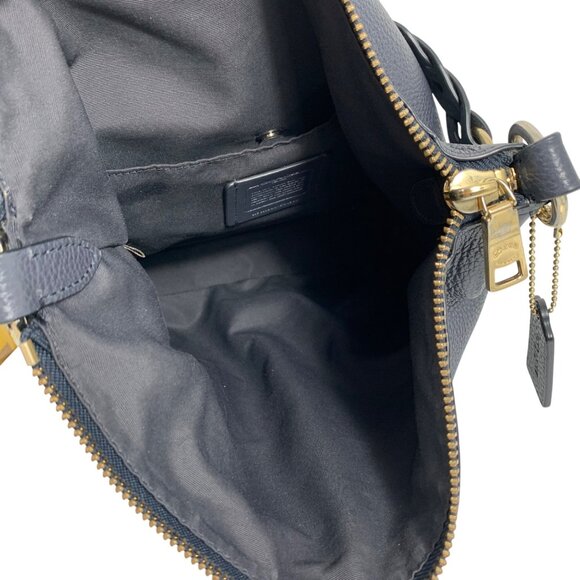 COACH Abby Duffle Leather Shoulder Crossbody Bag F31507 + Matching Wallet F16612 - Picture 11 of 16